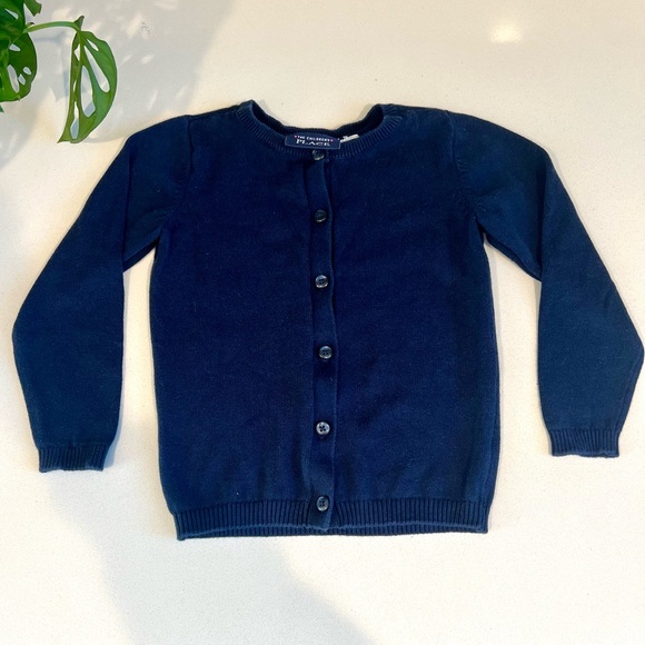 Girls Navy School Uniform Set | Dress + Cardigan | 4T–5T | Children’s Place - Picture 4 of 4